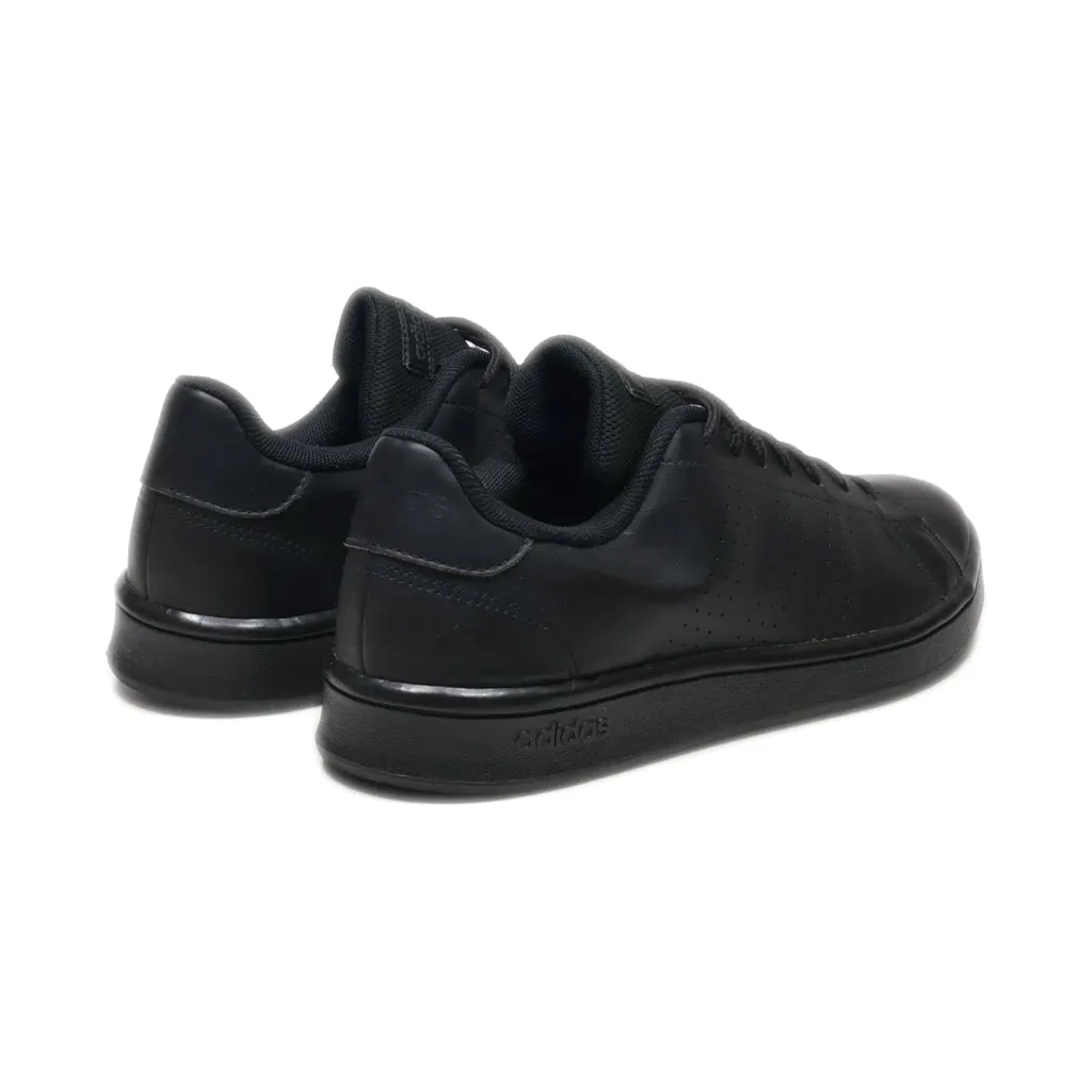 Adidas Advantage Low-Top Sneakers Leather Black Colour For Men