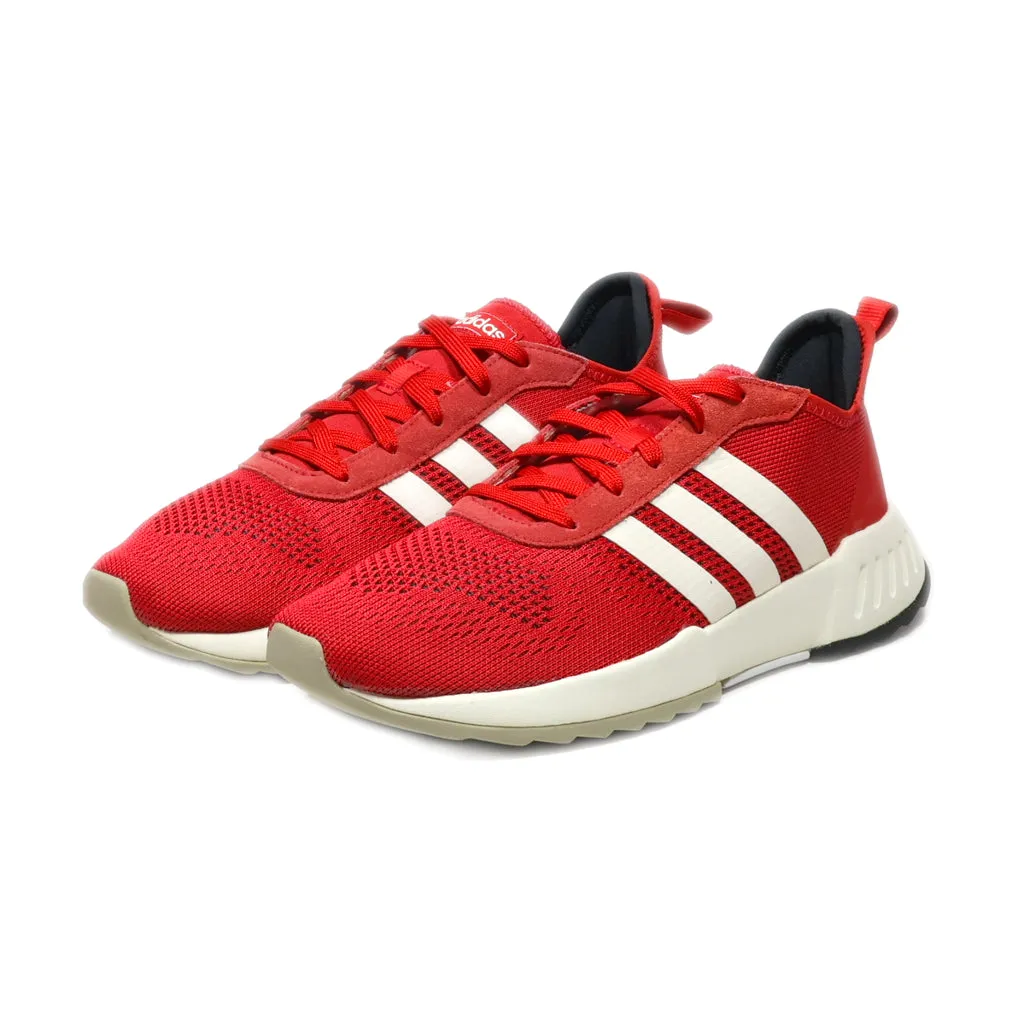 Adidas Phosphere Low-Top Sneakers Fabric Red Colour For Men