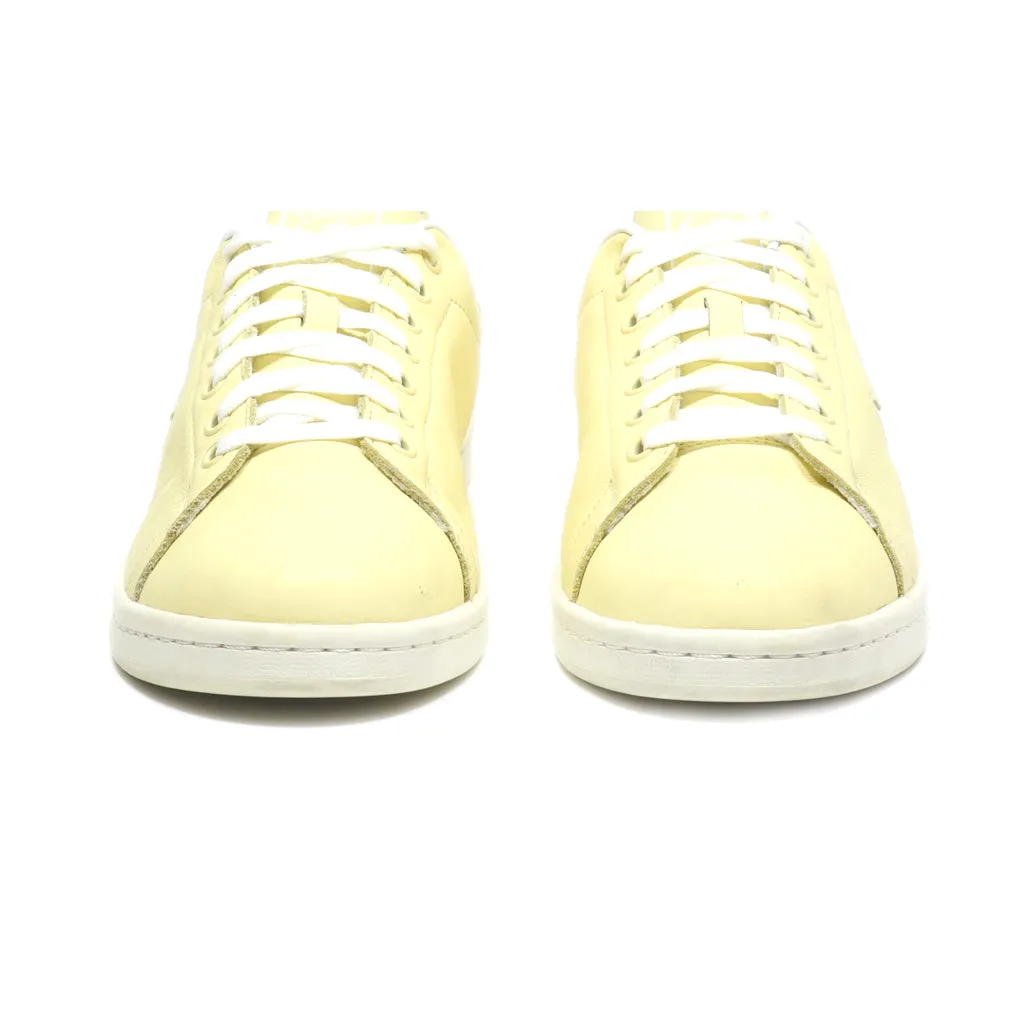 Adidas Stan Smith Low-Top Sneakers Leather Yellow Colour For Men