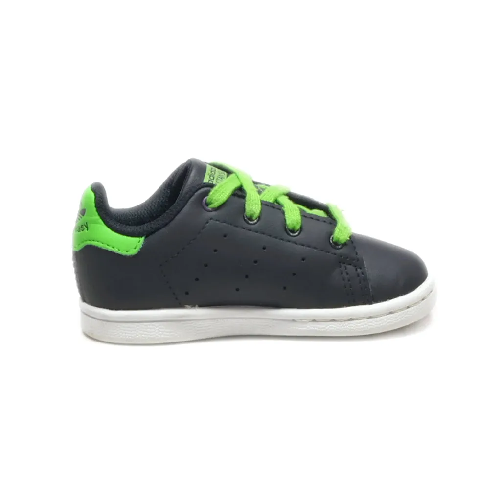 Adidas Stan Smith Sneakers Leather Black Colour For Kids