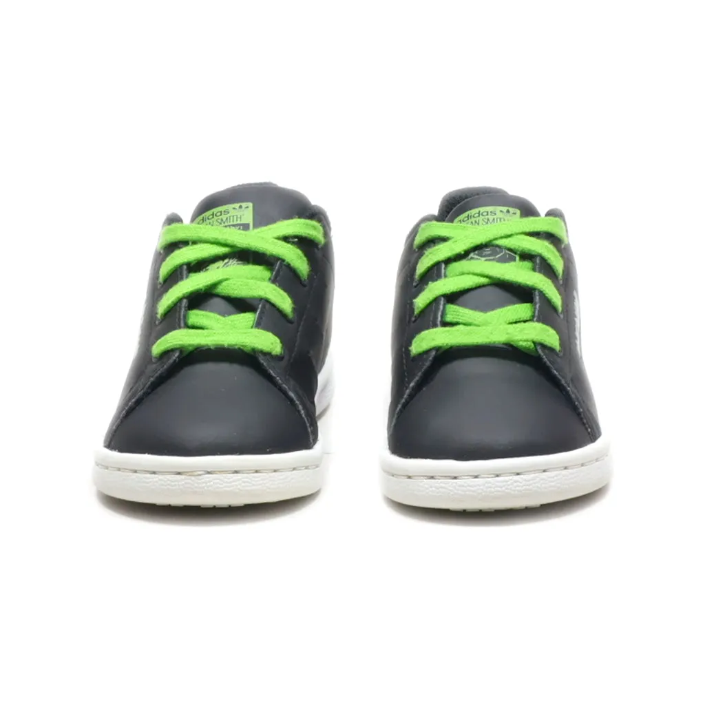 Adidas Stan Smith Sneakers Leather Black Colour For Kids