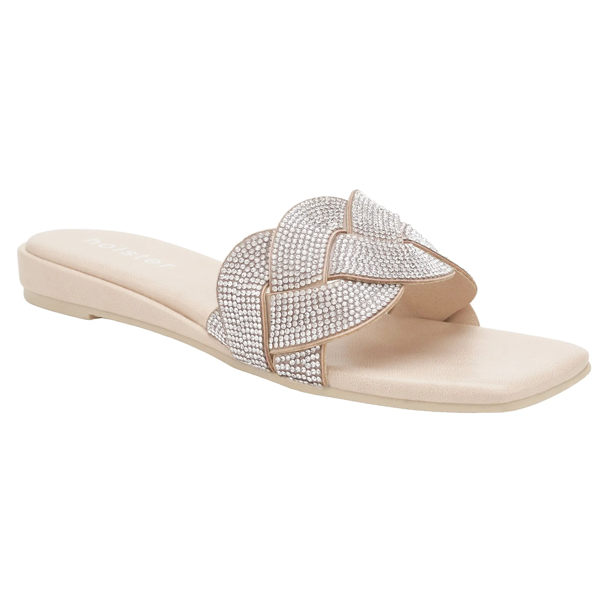 Anastasia Low Wedge - Beige