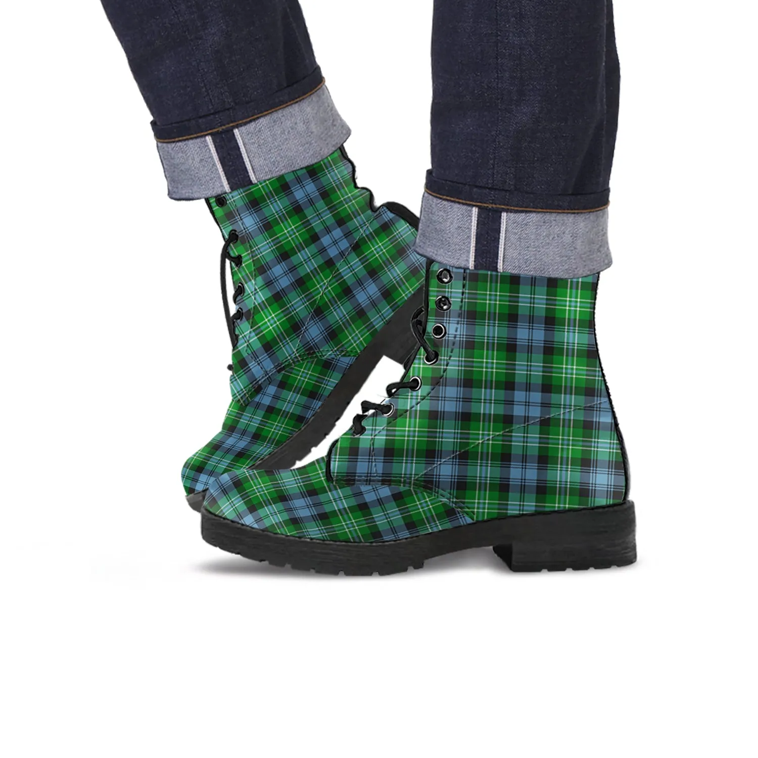 Arbuthnot Ancient Tartan Leather Boots