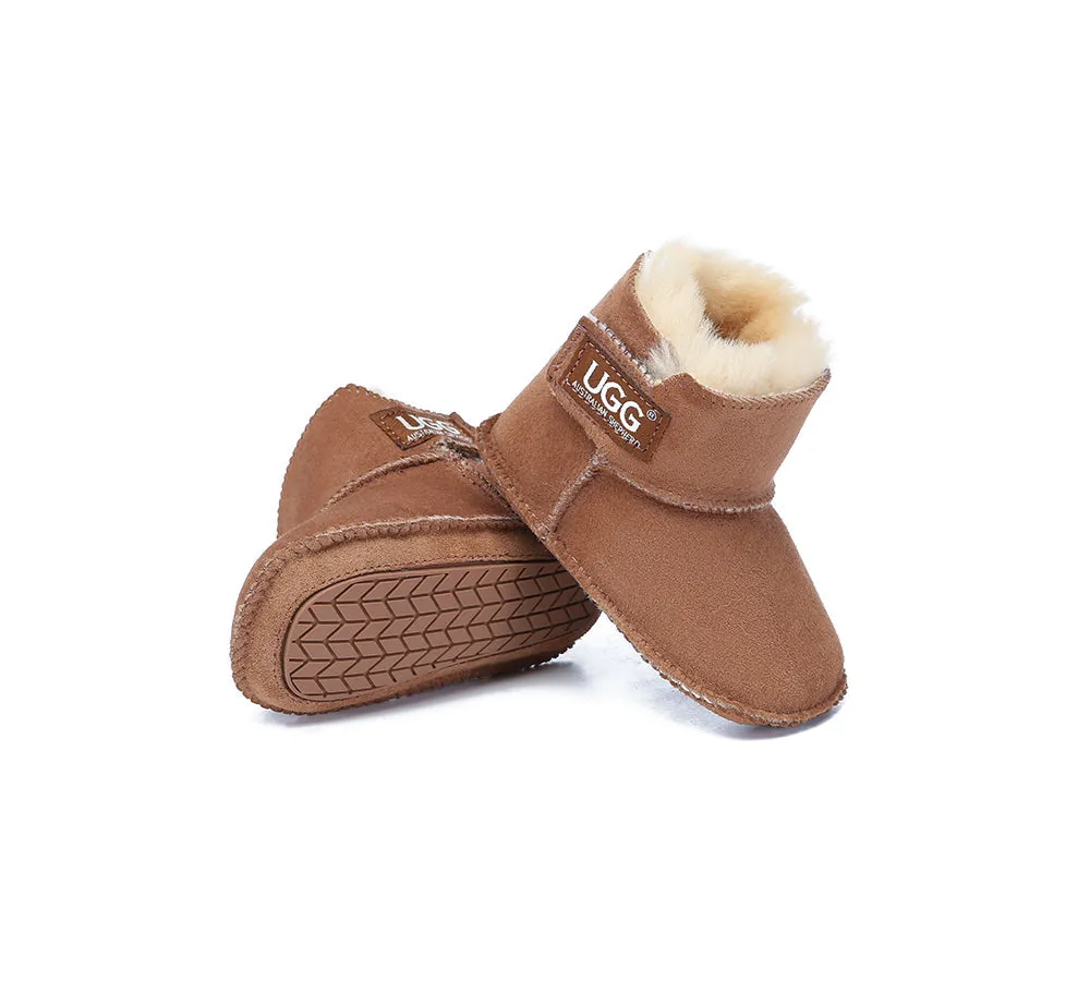 AUSTRALIAN SHEPHERD® UGG Australian Sheepskin Baby Bootie Gift Box Eliana