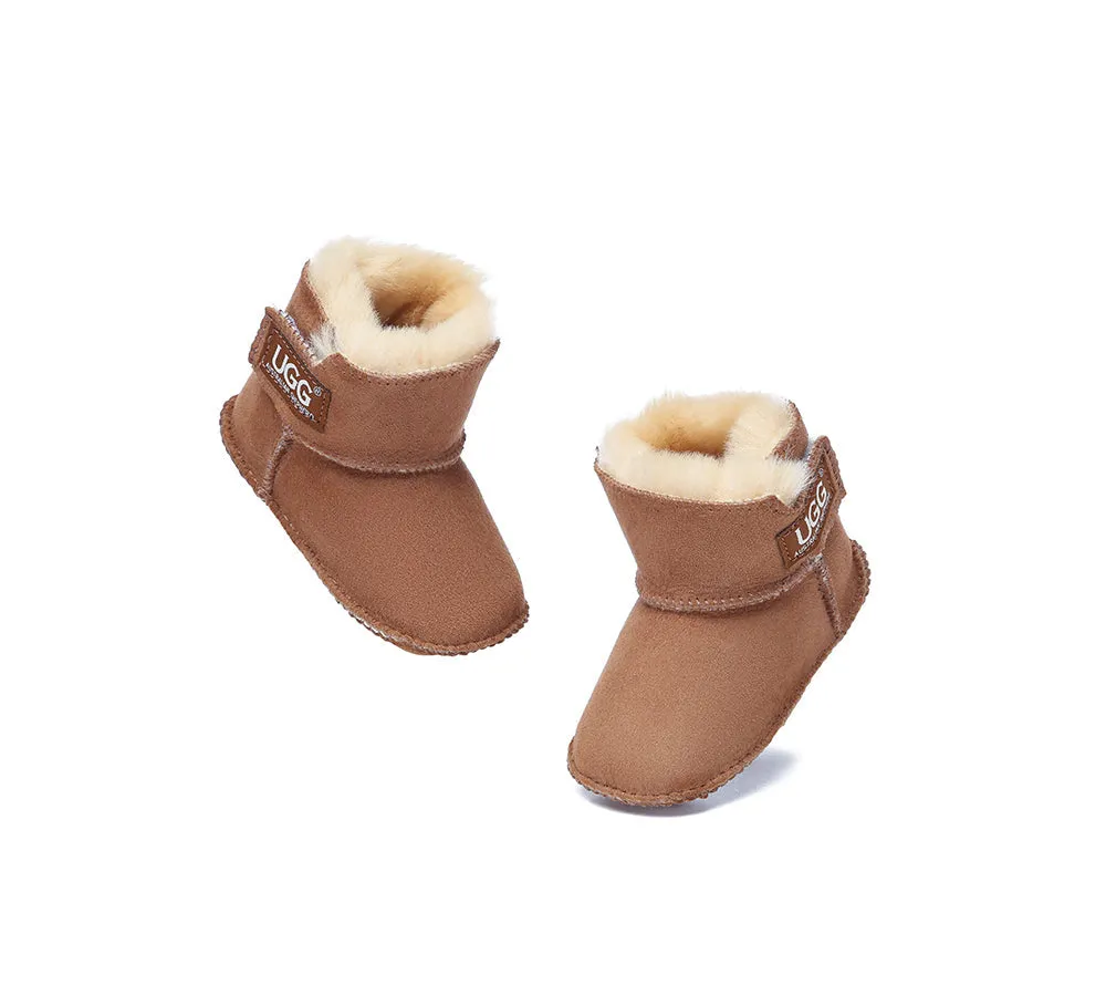 AUSTRALIAN SHEPHERD® UGG Australian Sheepskin Baby Bootie Gift Box Eliana