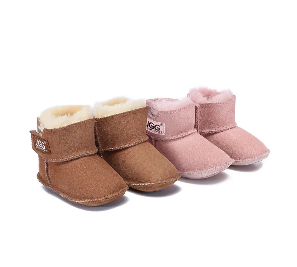 AUSTRALIAN SHEPHERD® UGG Australian Sheepskin Baby Bootie Gift Box Eliana