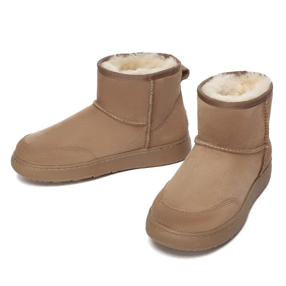 AUSTRALIAN SHEPHERD UGG Boots Sheepskin Wool Ankle Mini Classic Outdoor Boots #AS3064