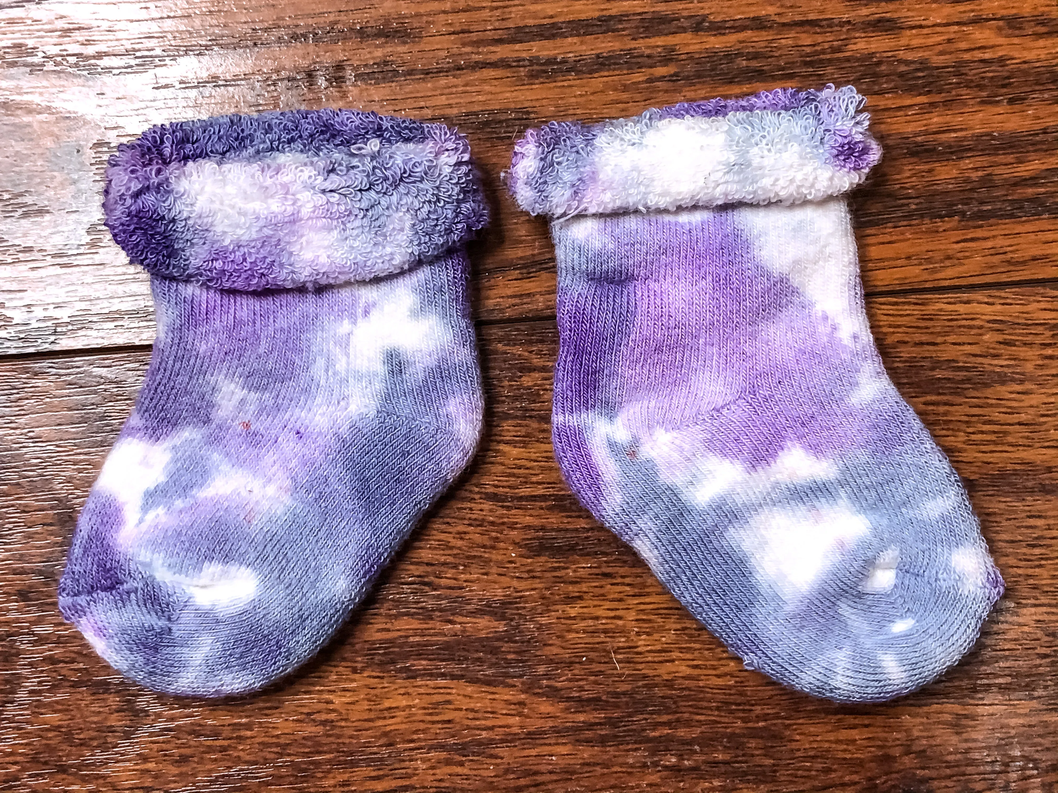 Baby Tie-Dye Booties