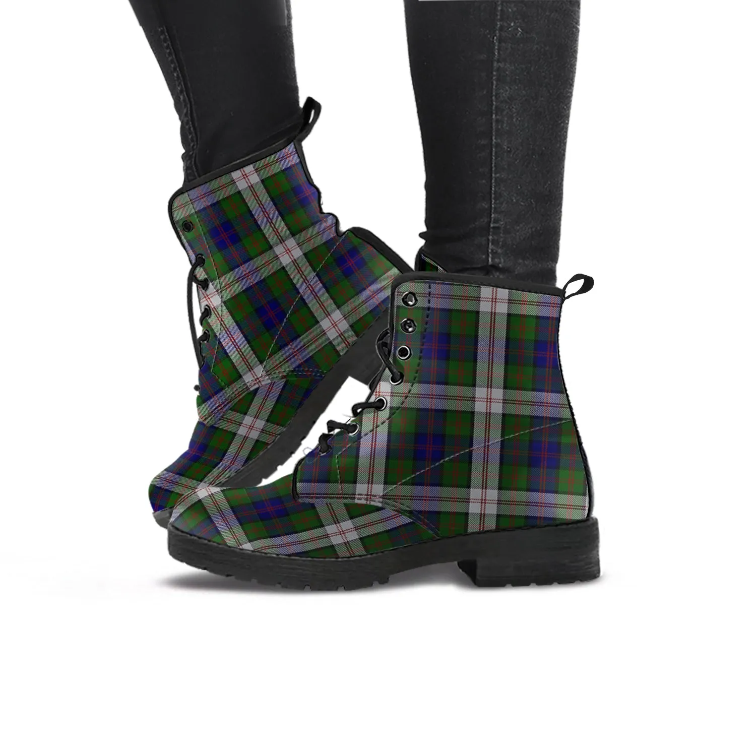 Blair Dress Tartan Leather Boots