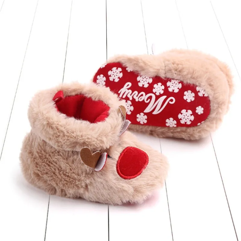 Christmas Reindeer non-slip Booties