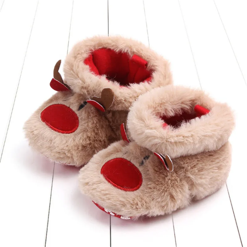 Christmas Reindeer non-slip Booties