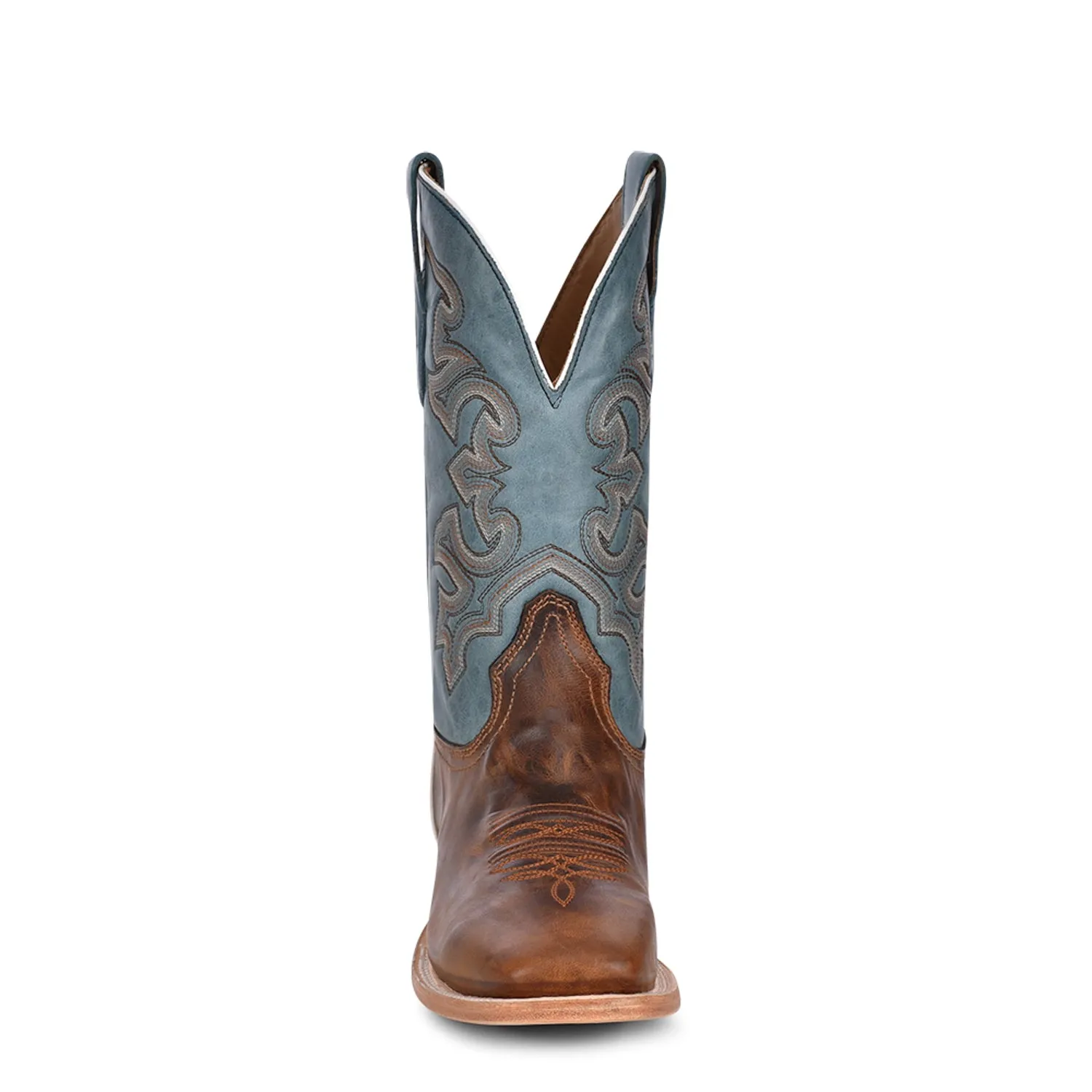 Corral Mens Western Cowboy Boots Leather Blue/Tan