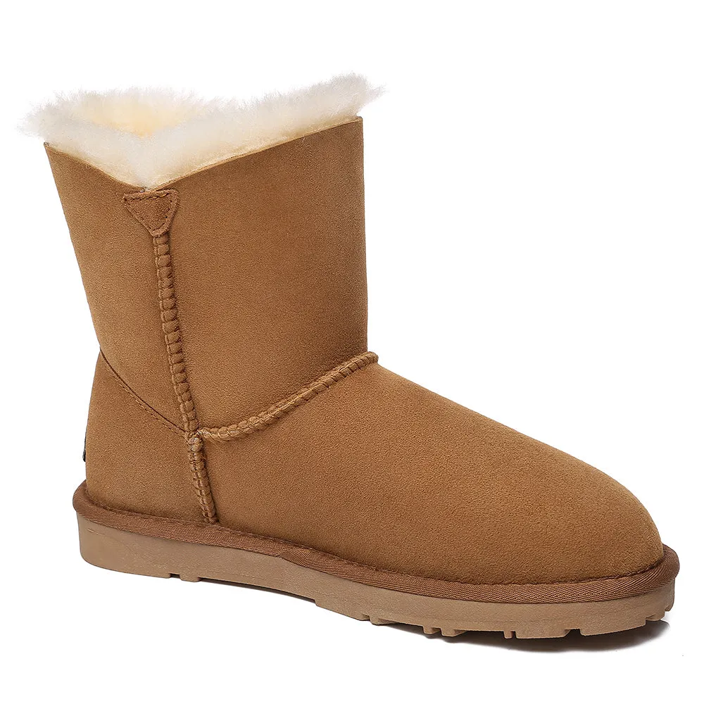 EVERAU UGG Women Mini Twin Button Boots Espina #EA3063