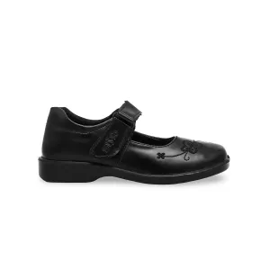 Girls Black School Shoes SK0062