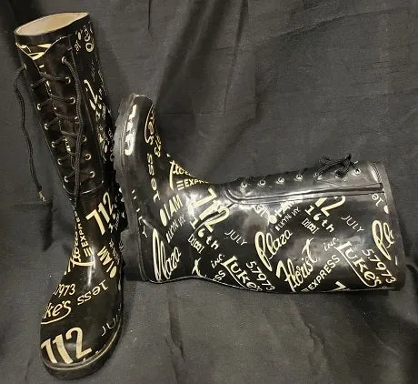 Graffiti -- Women's Rainboot -- Black