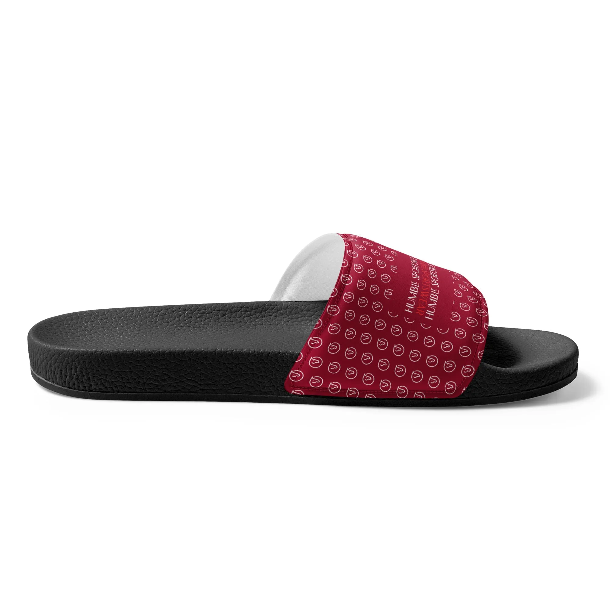 Humble Sportswear™ Men’s Carmine Red Slides Sandals