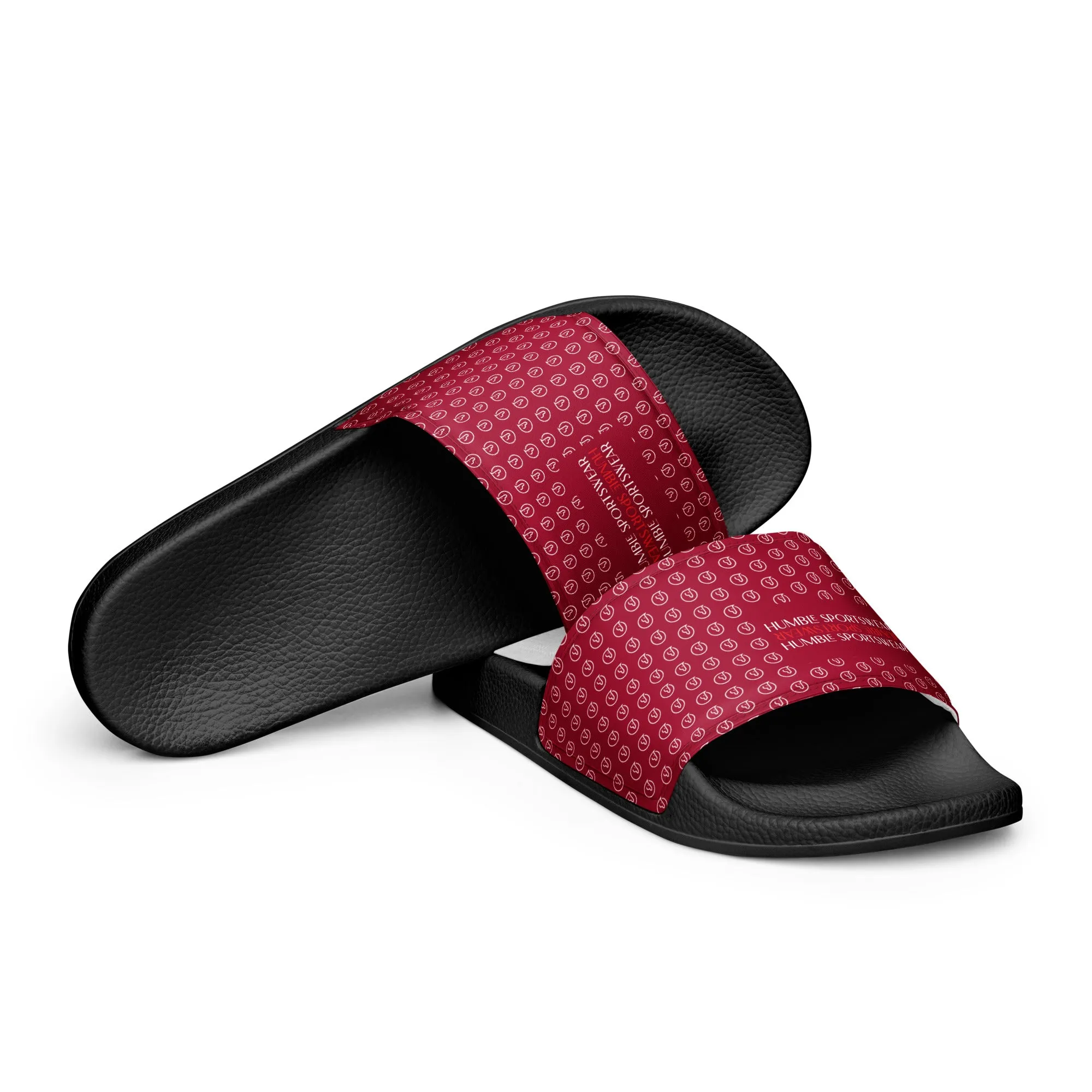 Humble Sportswear™ Men’s Carmine Red Slides Sandals