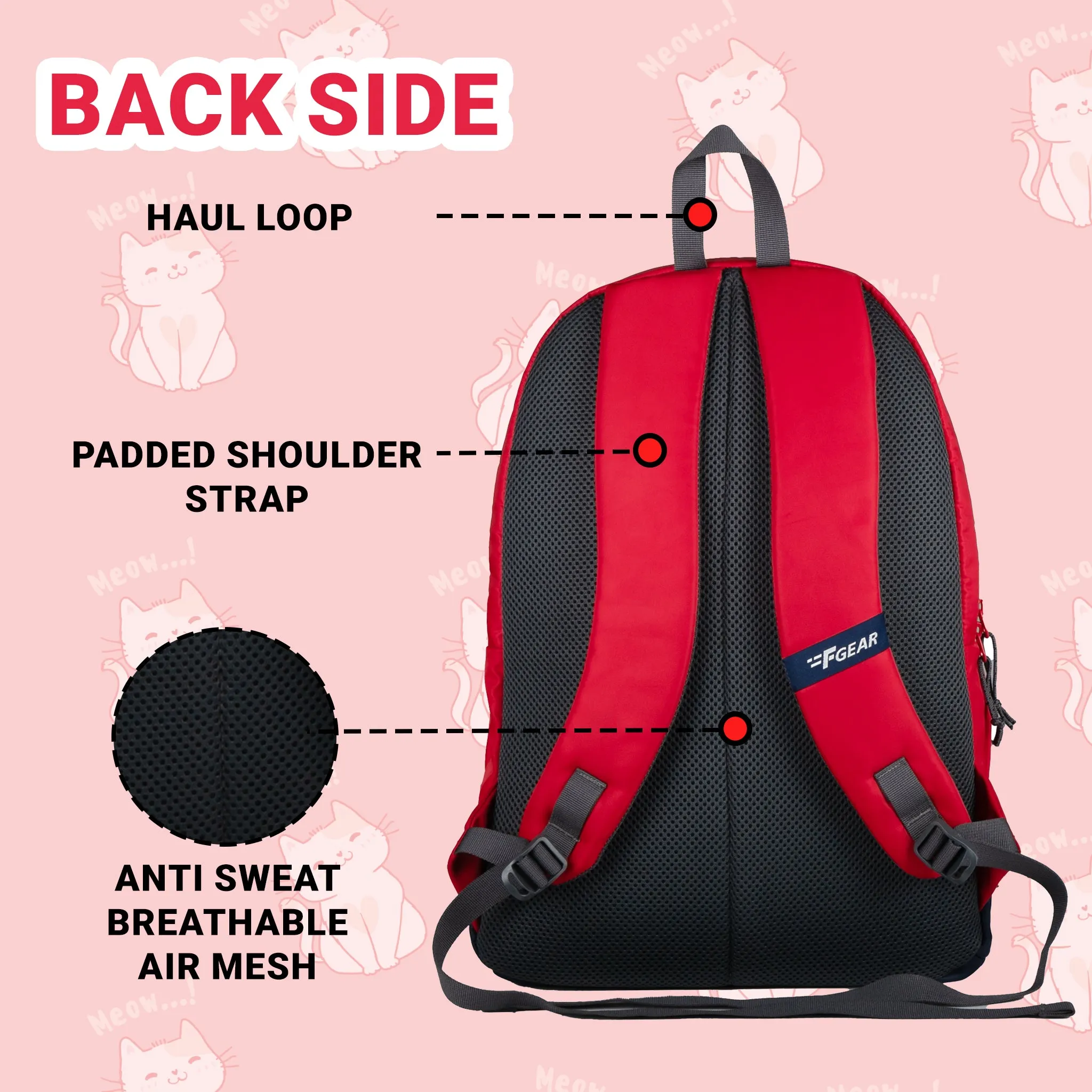 Jasper 14L Red Kids Backpack