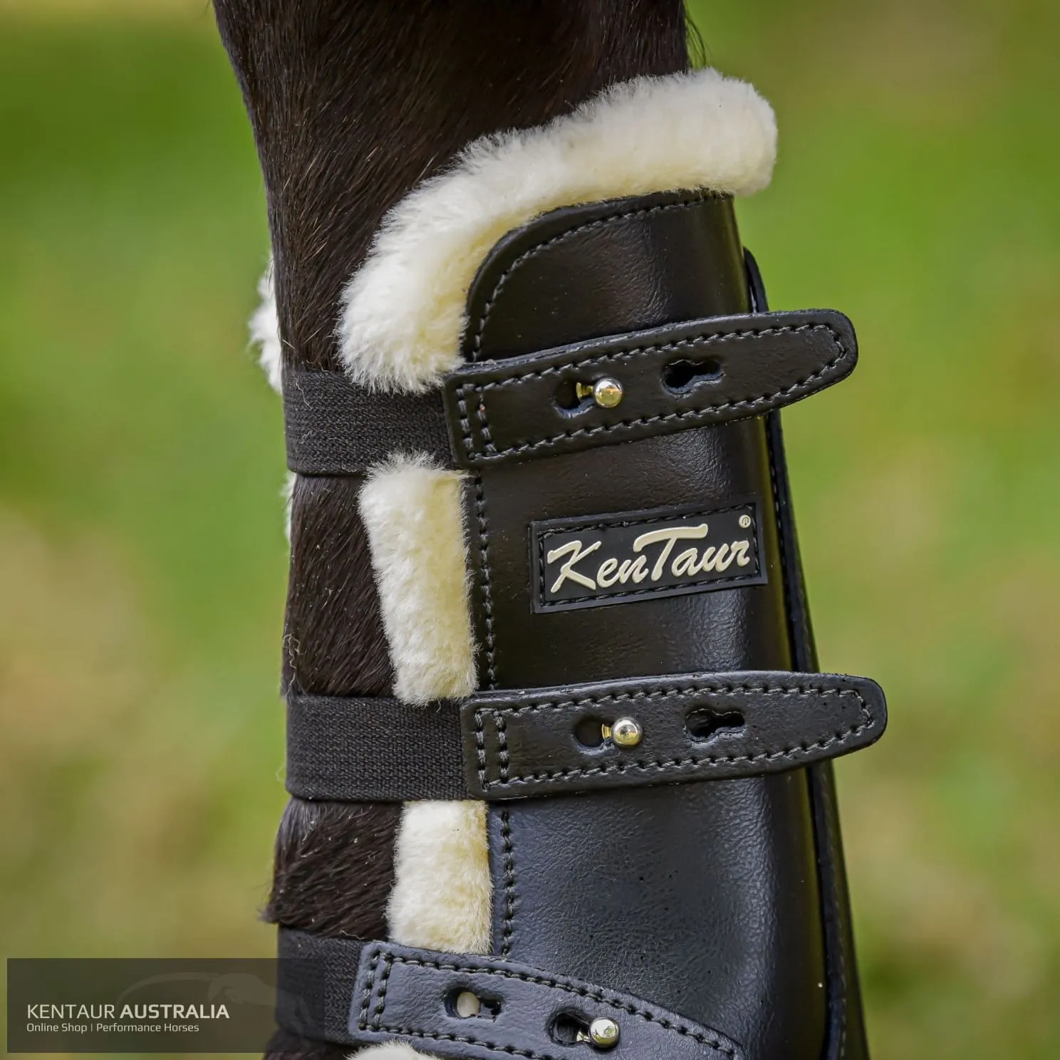 Kentaur ‘Oxford’ Front Sheepskin Show Jumping Boots