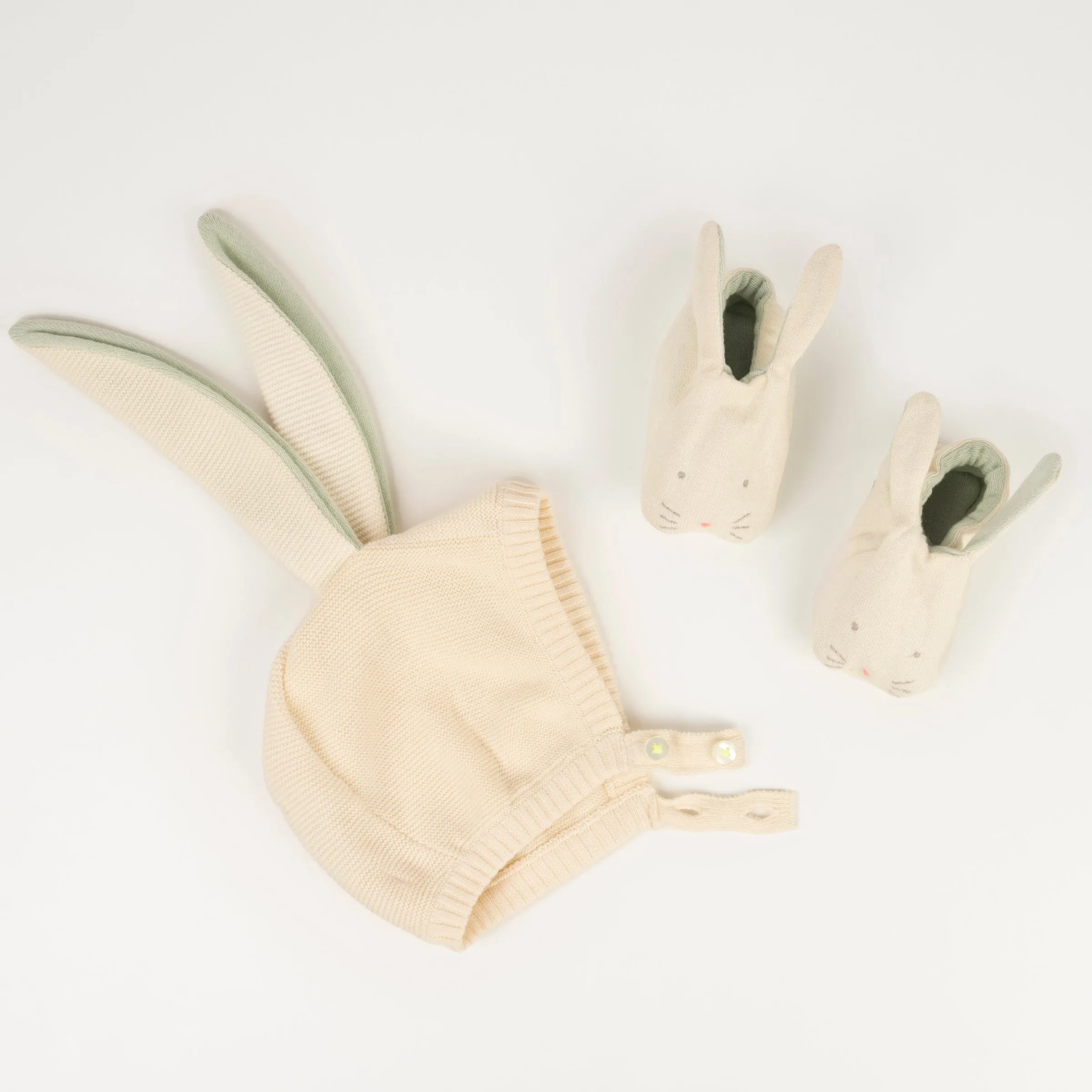 Mint Baby Bunny Set