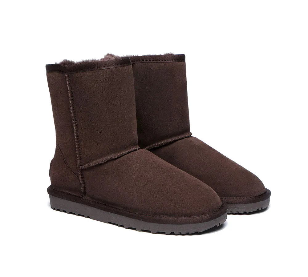 Premium Australian Sheepskin Boots Unisex Short Classic Plus