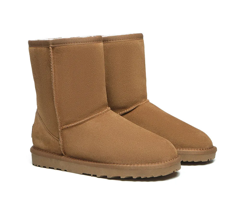 Premium Australian Sheepskin Boots Unisex Short Classic Plus