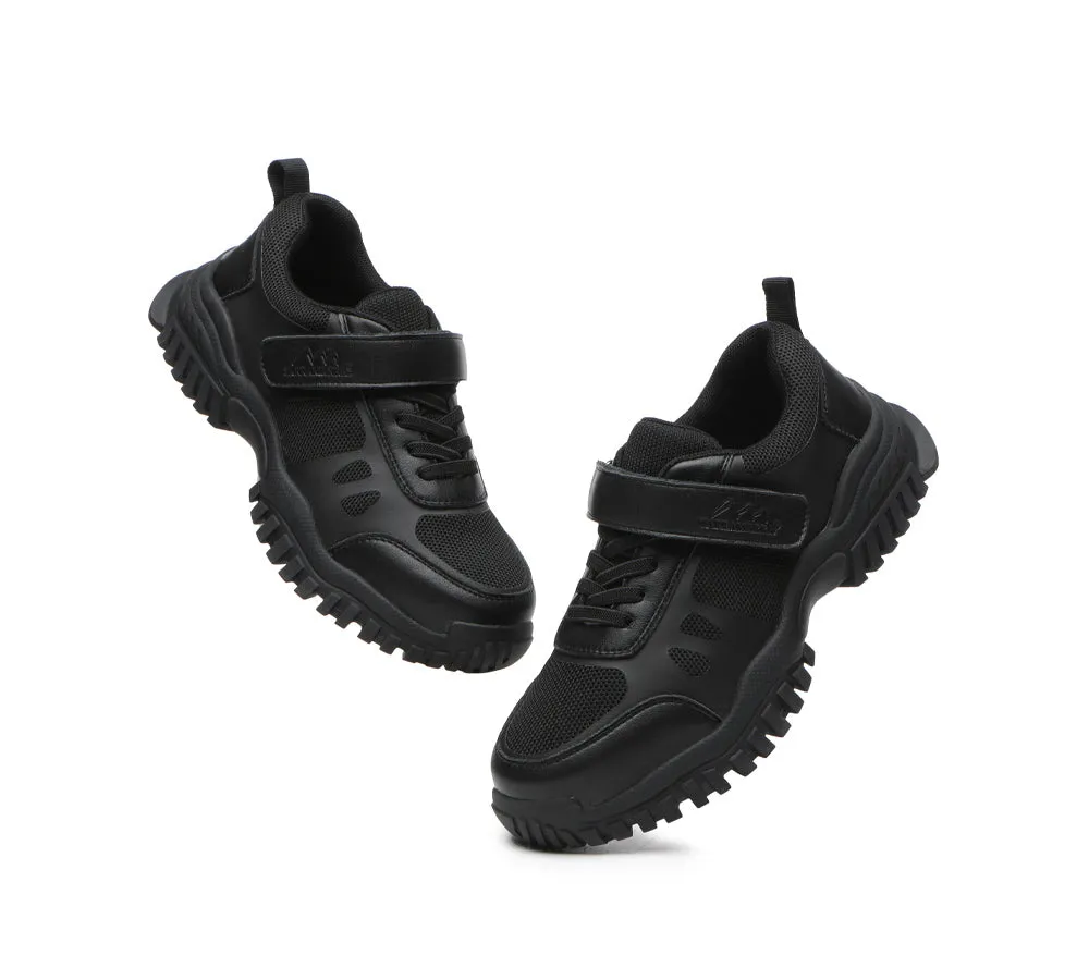 Senior Black Leather School Shoes