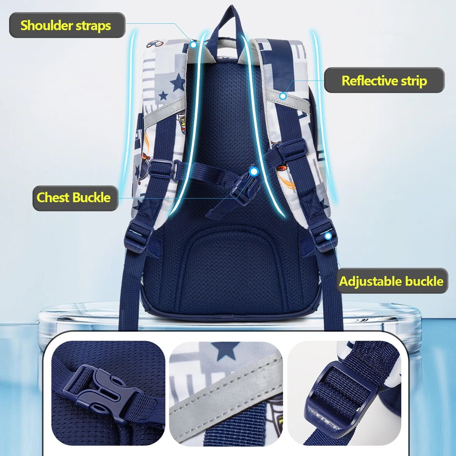 Space School Backpack For Kids