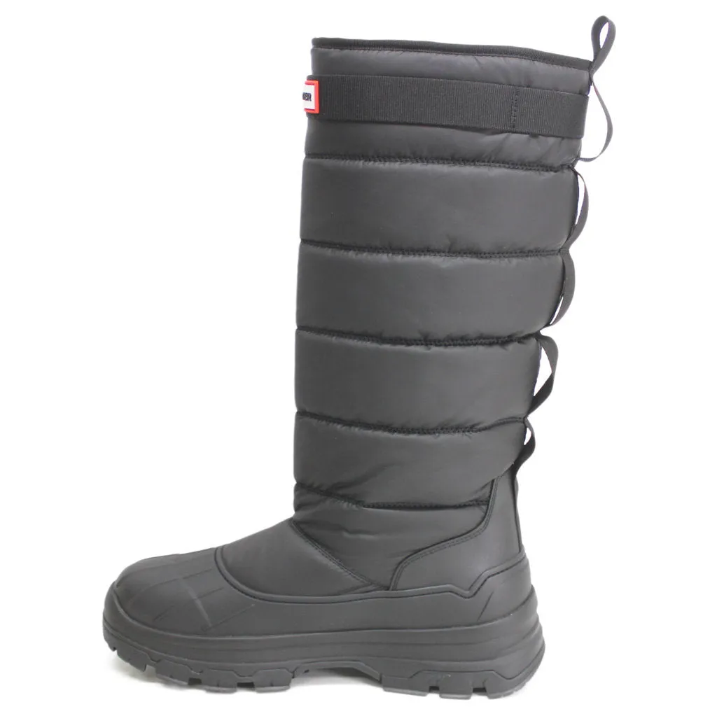 Tall Buckle Textile Synthetic Women's Snow Boots