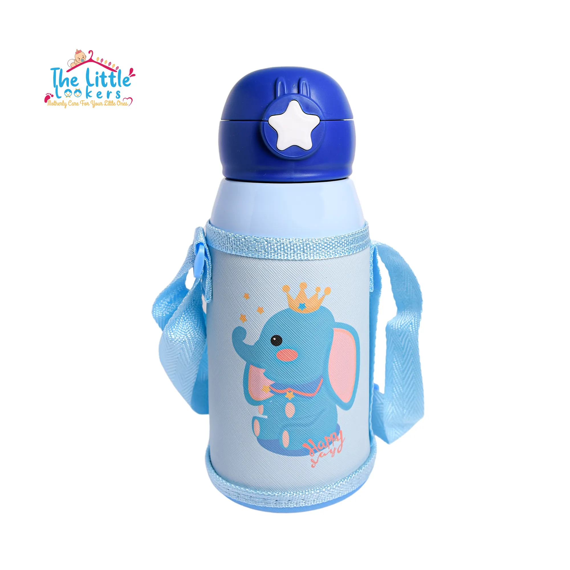 THE LITTLE LOOKERS Stainless Steel Insulated Sipper Bottle for Kids/Sipper School Bottle/Sipper Bottle with Straw/Travelling Water Bottle for Kids with Pop up Straw (550ml)