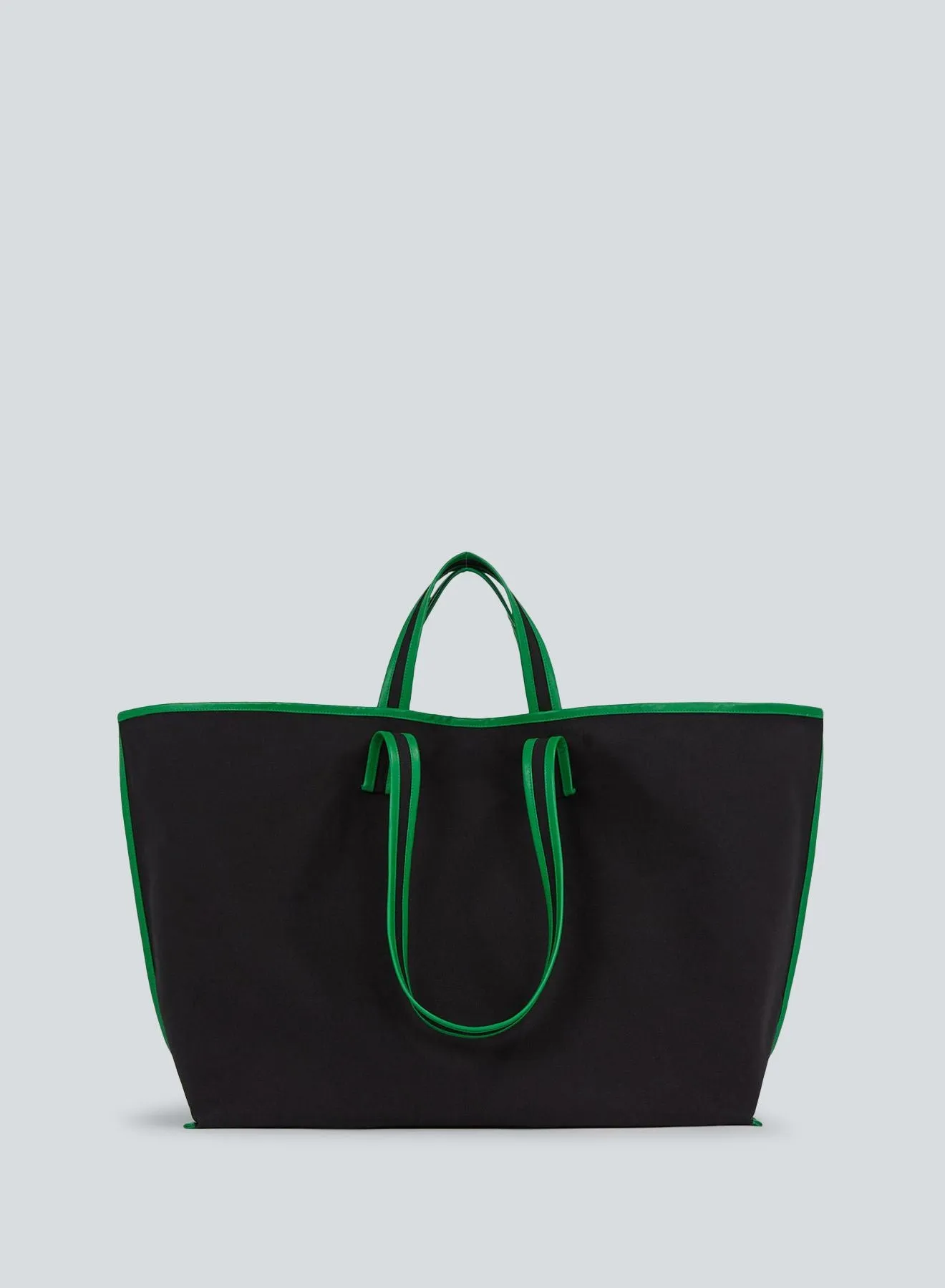 Tote canvas | black / oil green