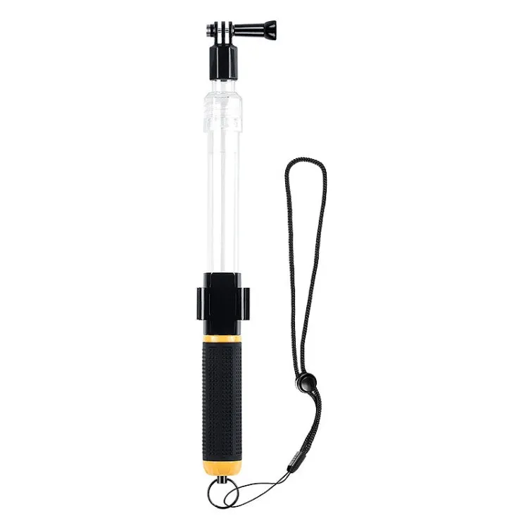 Transparent Retractable Selfie Stick Buoyancy Stick for Gopro Hero11 Black / HERO10 Black / HERO9 Black /HERO8 / HERO7 /6 /5 /5 Session /4 Session /4 /3  /3 /2 /1