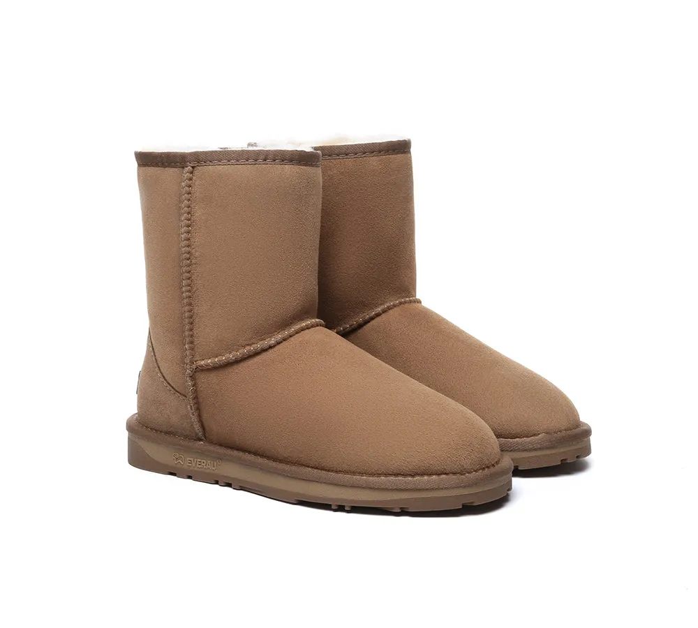 UGG EVERAU® UGG Boots Double Faced Sheepskin Wool Short Classic