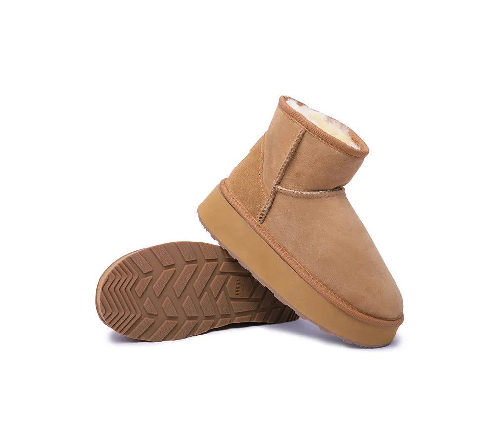 Urban UGG® UGG Boots Australian Made Sheepskin Wool Ankle Mini Platform