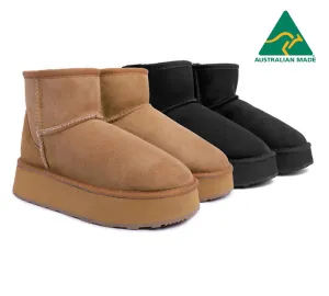 Urban UGG® UGG Boots Australian Made Sheepskin Wool Ankle Mini Platform