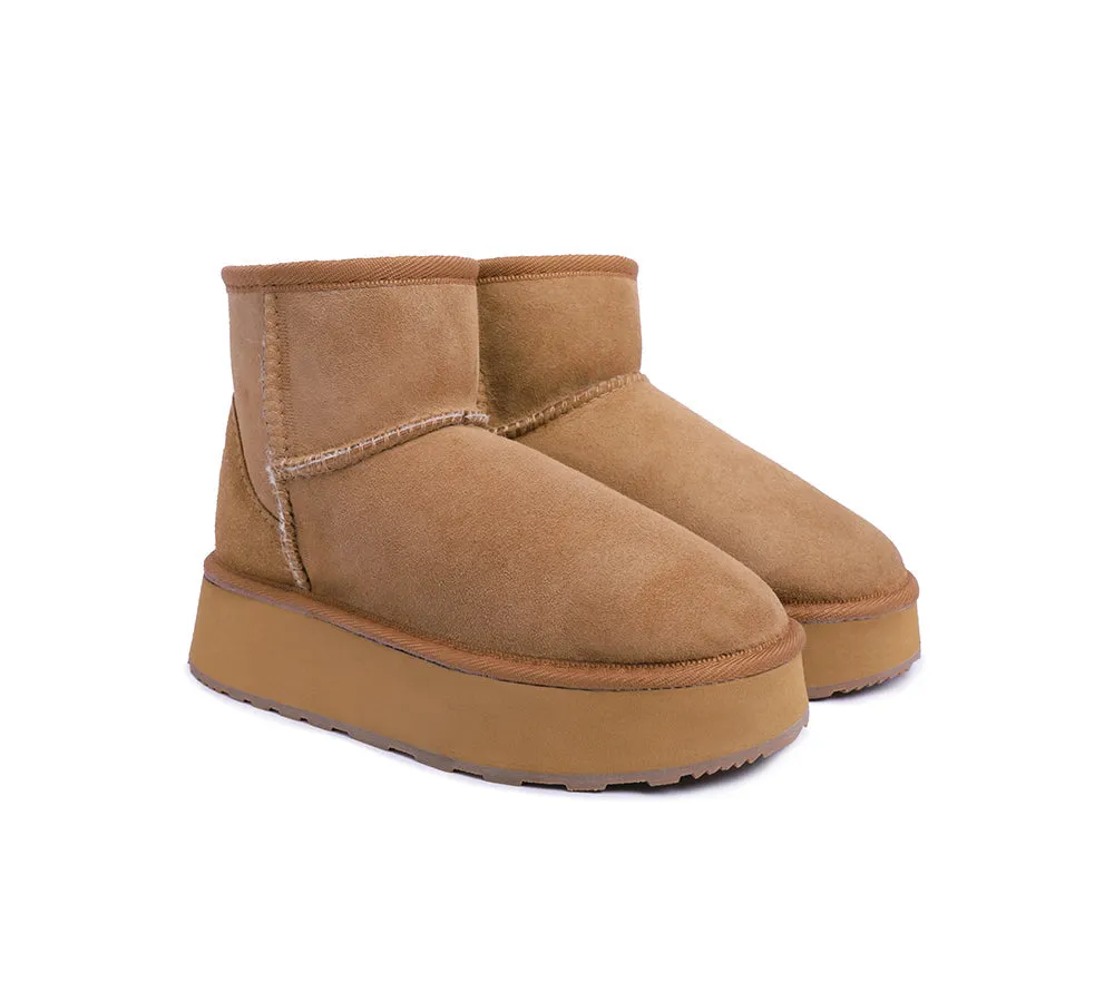 Urban UGG® UGG Boots Australian Made Sheepskin Wool Ankle Mini Platform