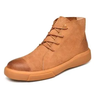 West Louis™ British Style Low Leather Low Boots