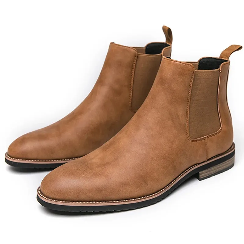 West Louis™ Business-Men British Style Ankle Chelsea Boots