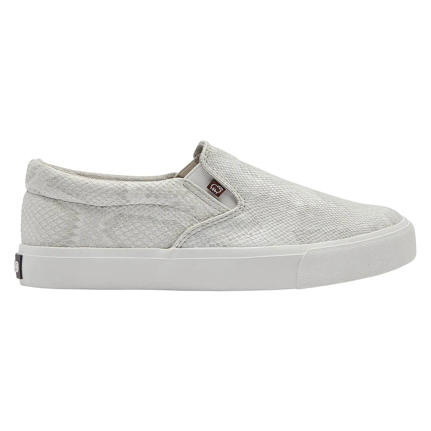 White Snake Piper Slip-On