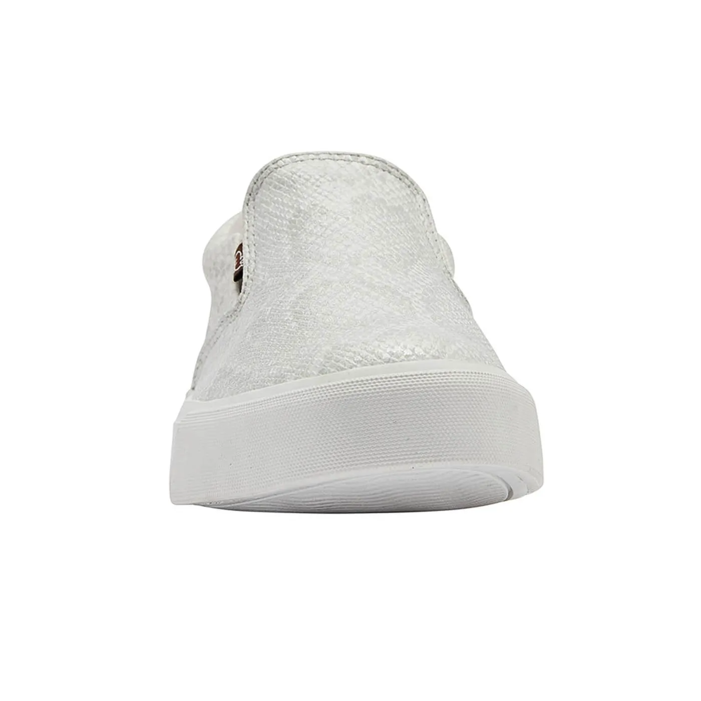 White Snake Piper Slip-On