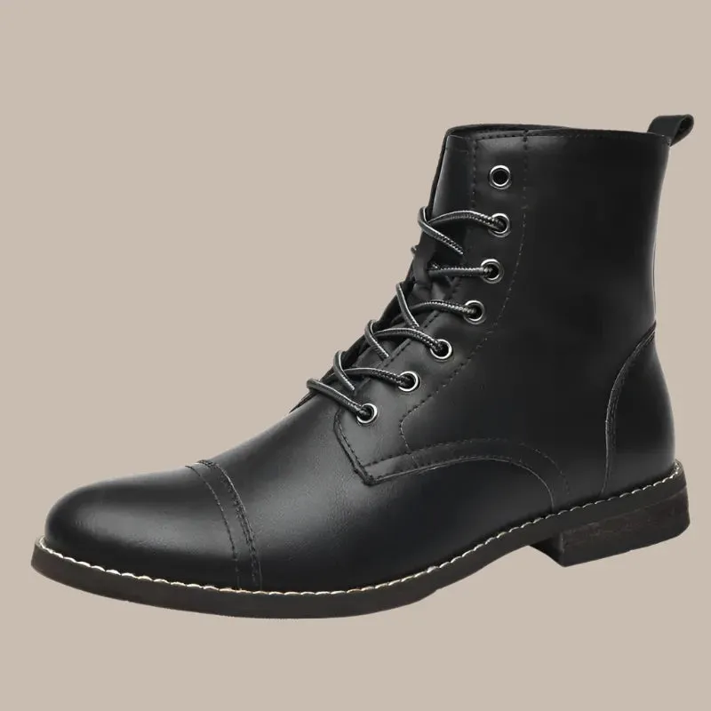 Winter Fashion Leather Men Boots