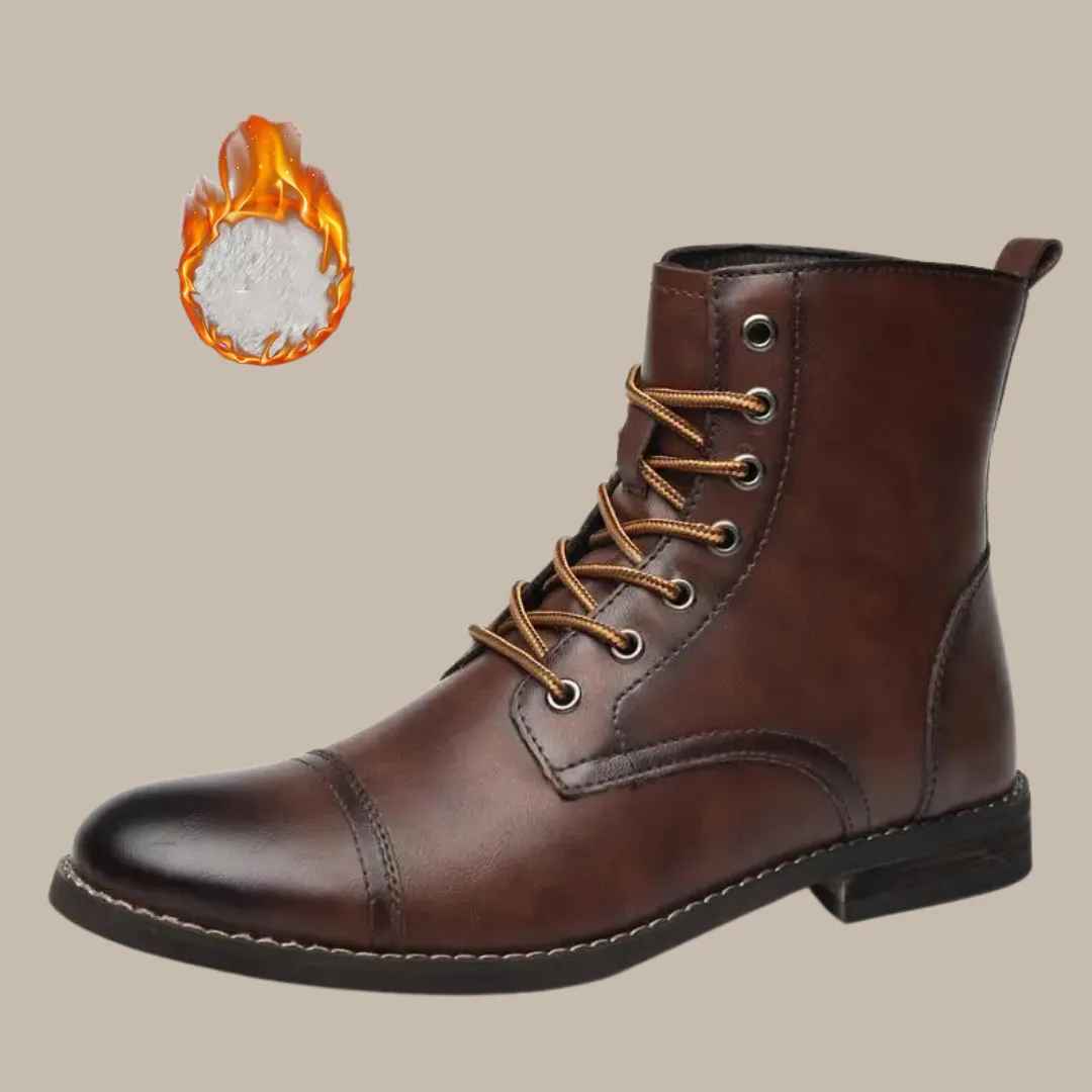 Winter Fashion Leather Men Boots