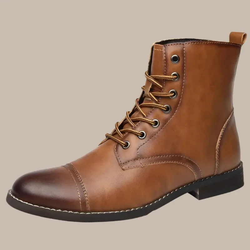 Winter Fashion Leather Men Boots