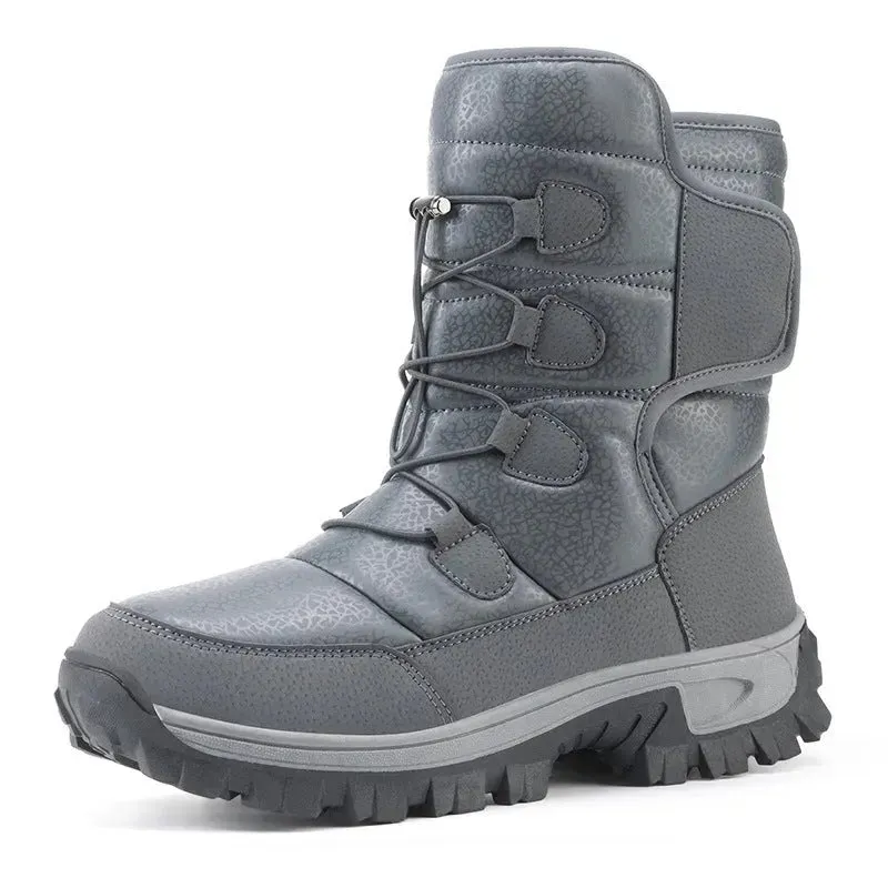 Winter Men And Women Fleece-lined Warm Snow Boots