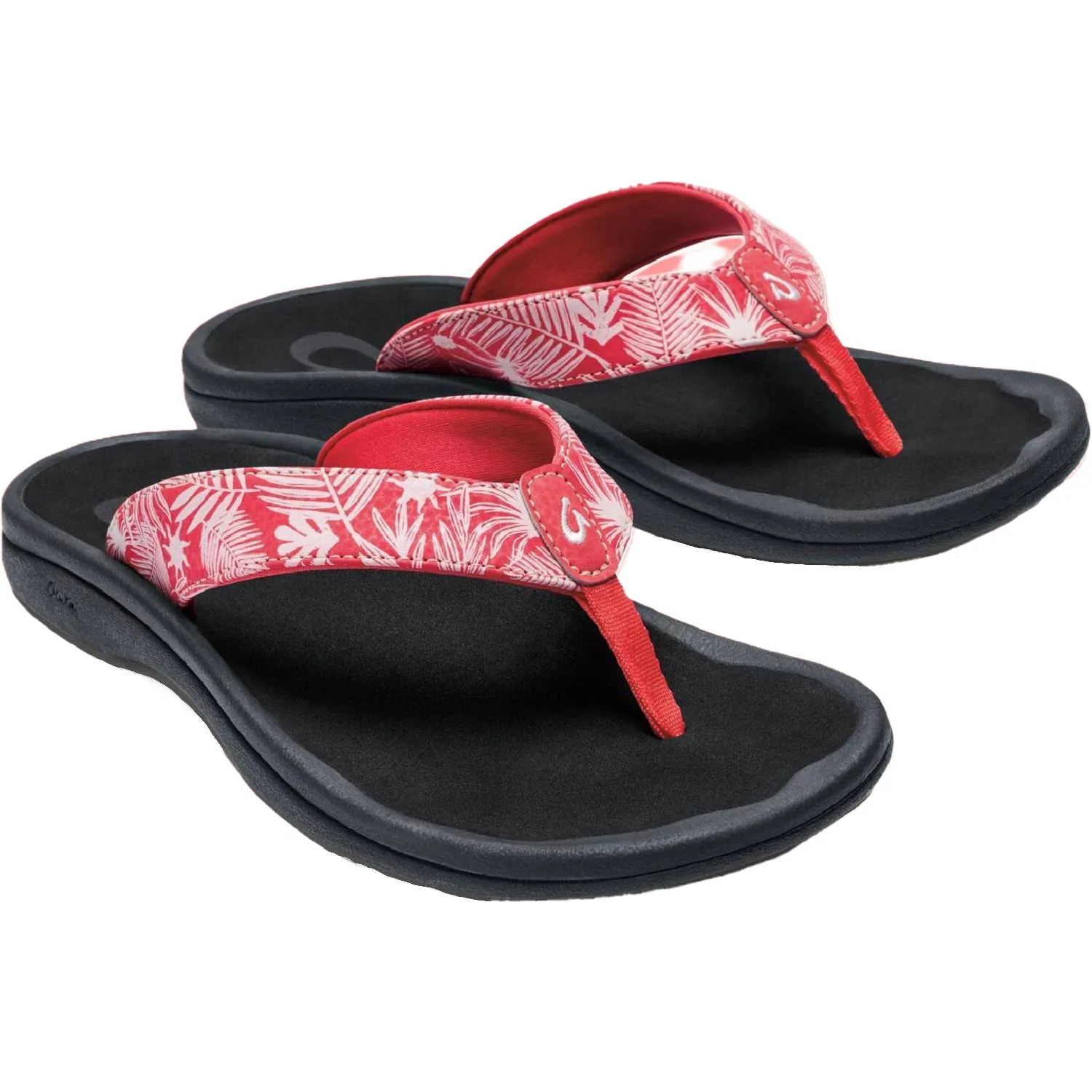 Women's OluKai Ohana Lehua Flower/Onyx Synthetic