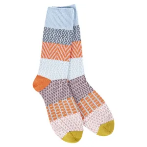 World's Softest Women's Holiday Gallery Crew Sock, Whimsical